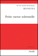 Petite Messe Solennelle-Vocal Sc Miscellaneous Vocal Score cover